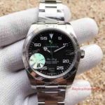 2017 Swiss Replica Rolex Air-King 116900 watch SS Green Point_th.jpg